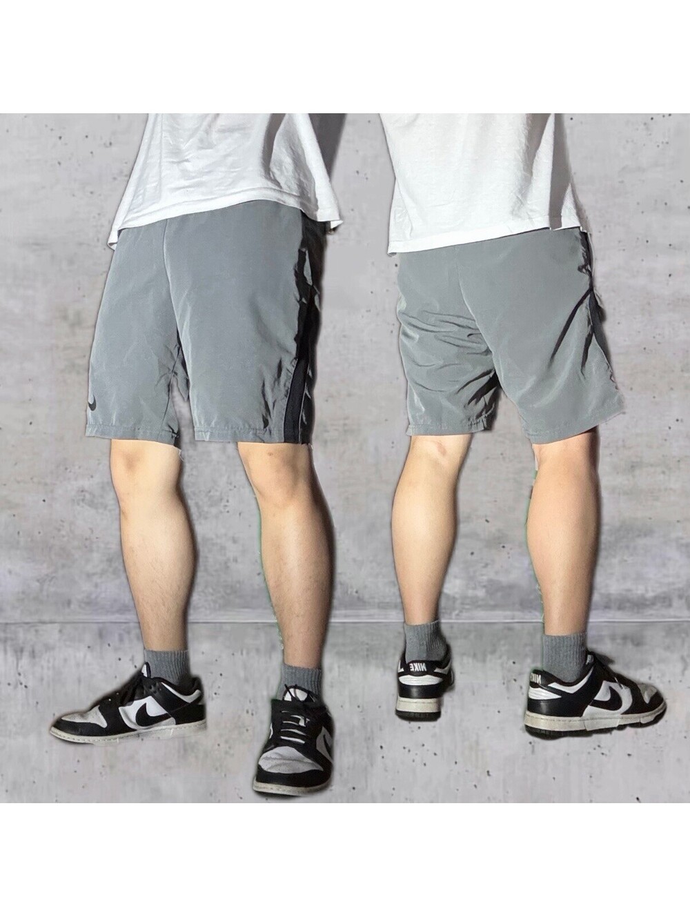 Nike Men's Small Dri-FIT Flex Training Shorts Grey Athletic Gym Running Workout